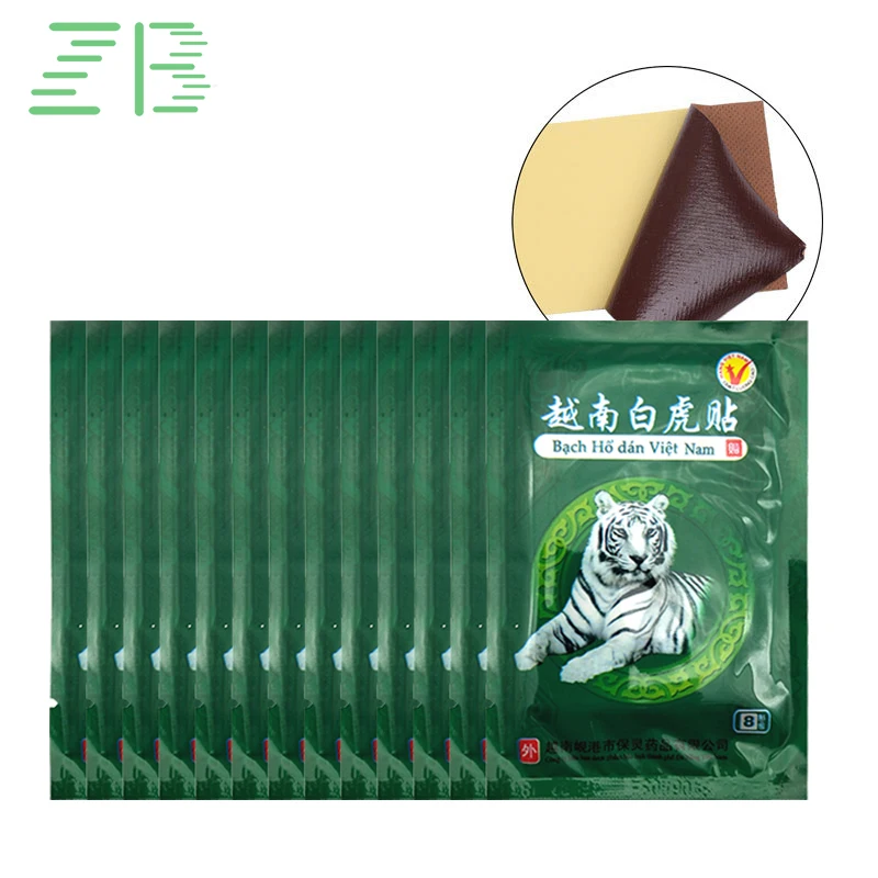 

104pcs/13bags Vietnam White Tiger Balm Pain Patch Body Neck Massager Meridians Stress Relief Arthritis Body Medical Plaster