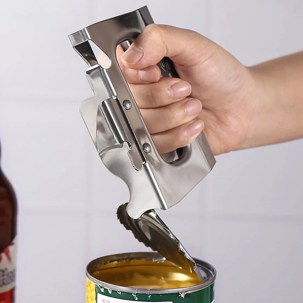

Stainless Steel Opener Multifunctional Multifunctional Can Lids Opener Portable Beverage Can Tool For Home Camping Opens Various