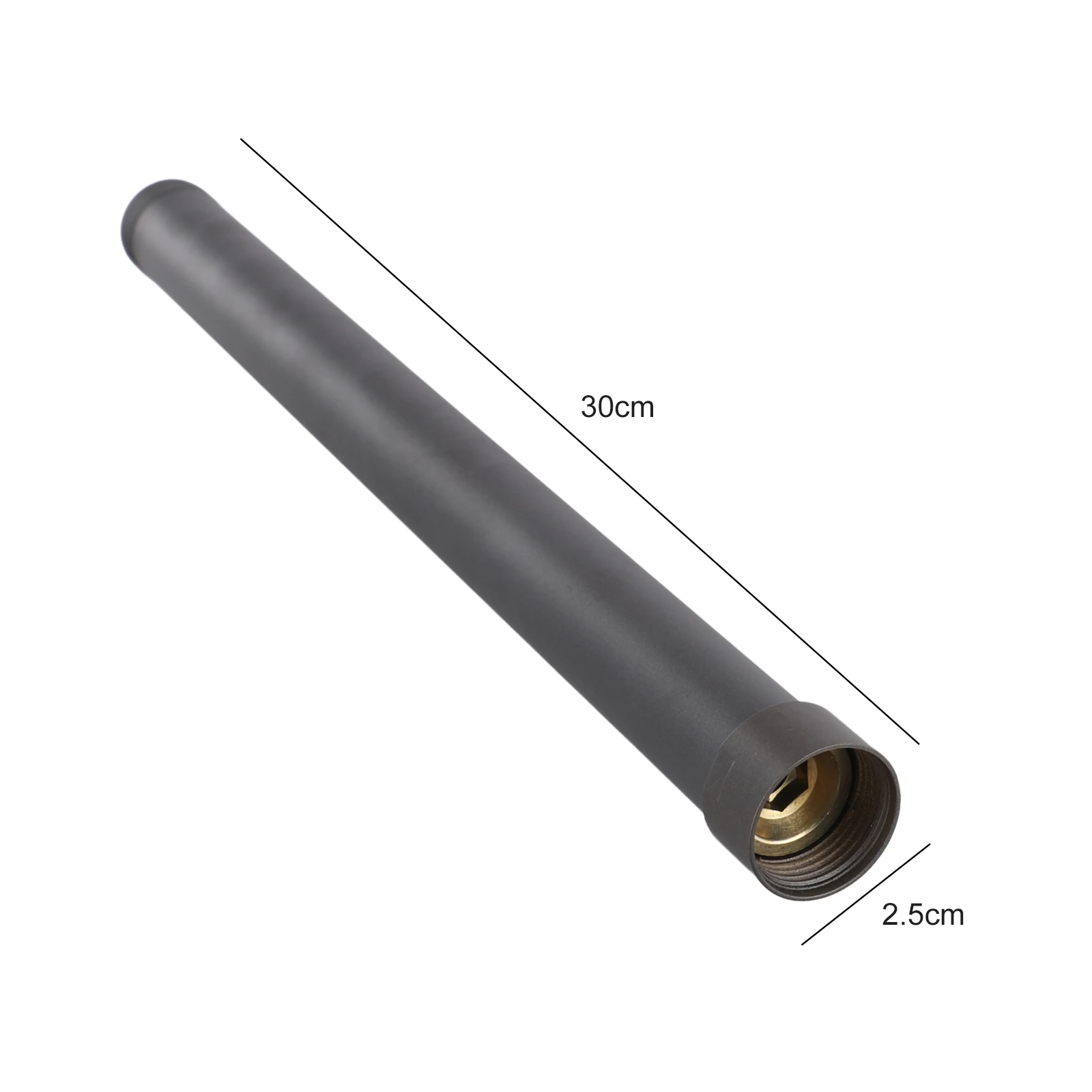 1 Pcs Stainless Steel Shower Extension Rod 30cm, Adjustable Angle Shower Arm Extender For Standard Heads