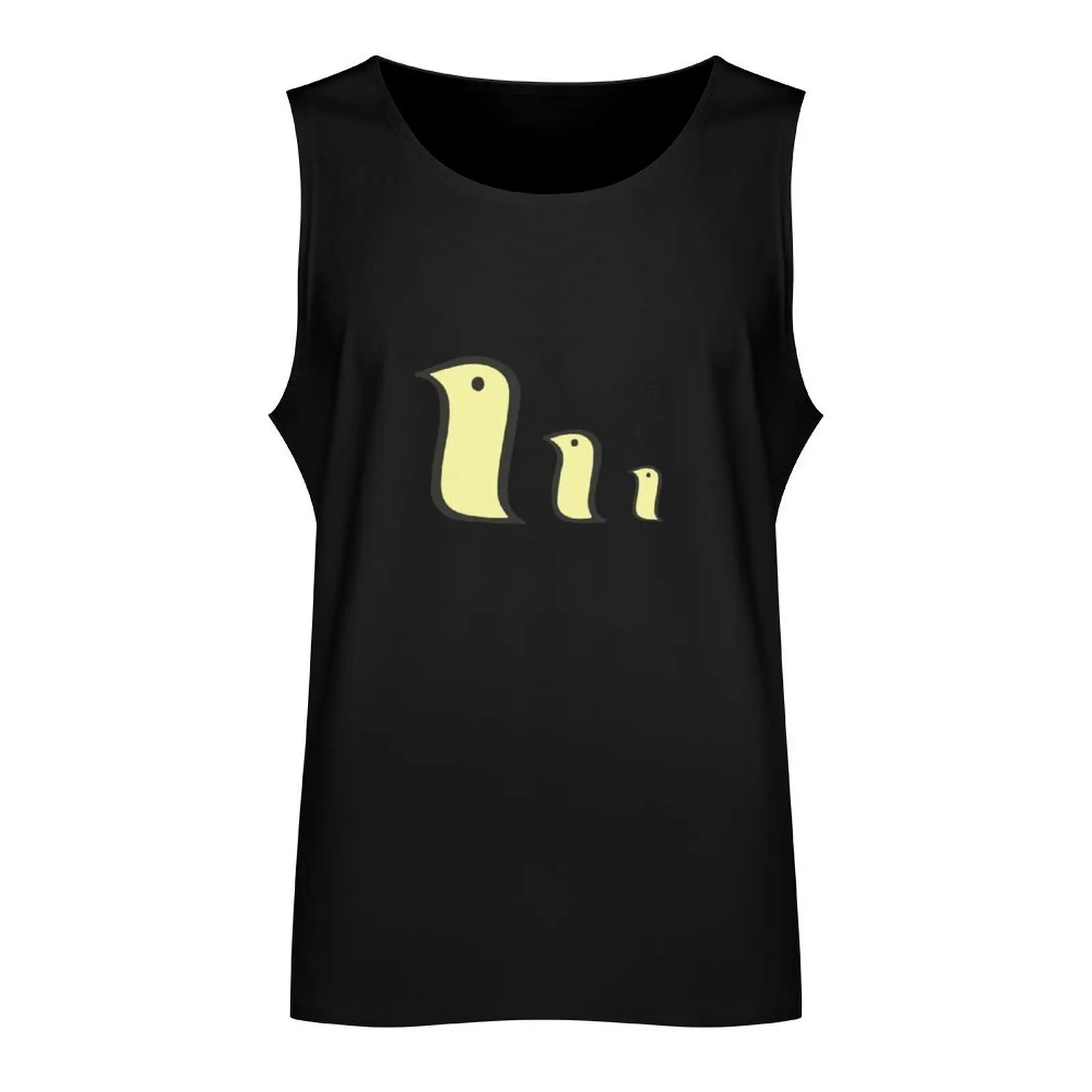 Nichijou - 3 Little Birds Tank Top Men's clothing Men's t-shirts Men's vest