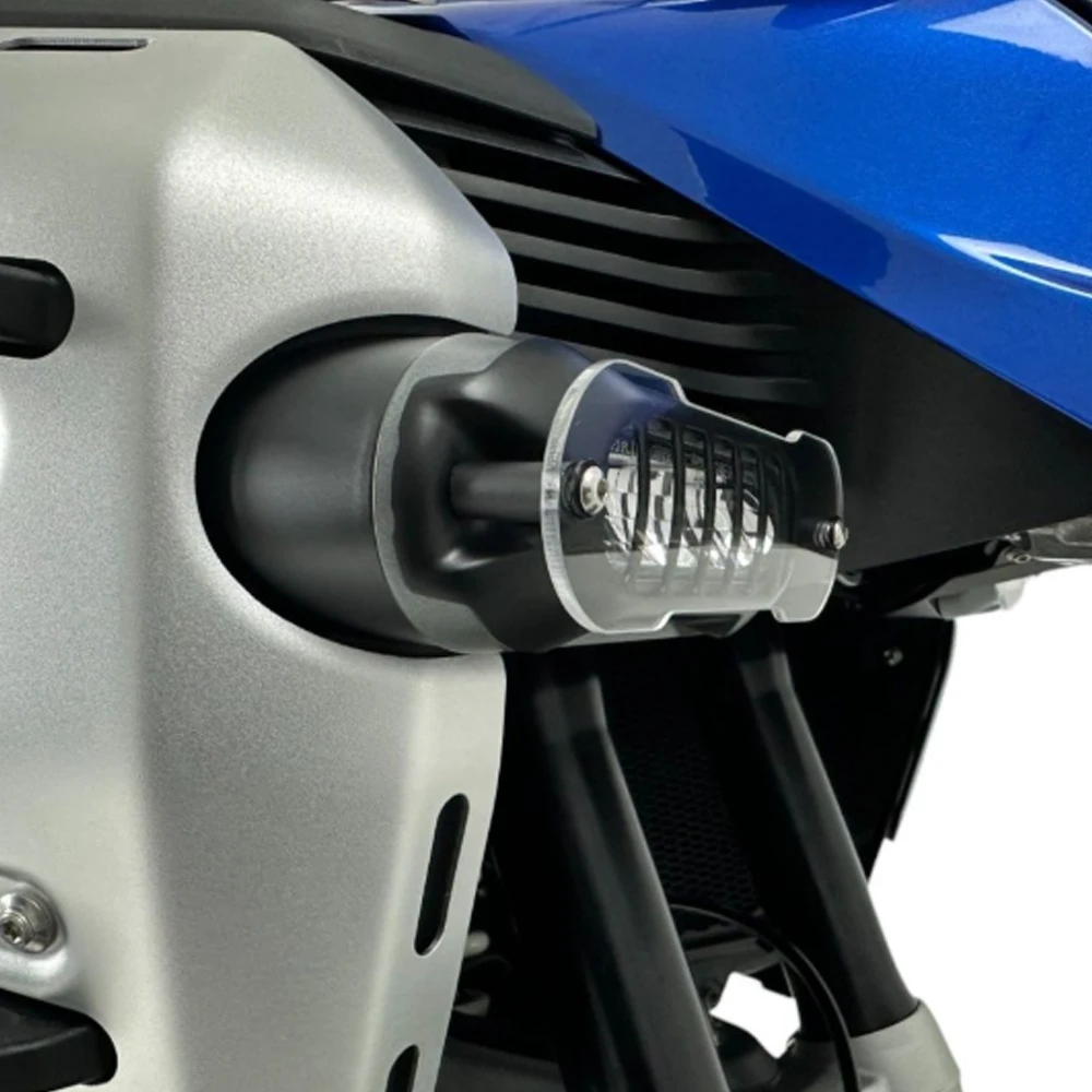 For BMW R1300GS Adventure R 1300GS R 1300 GS 2024-2025 TRANSPARENT PAIR OF SPOTLIGHT PROTECTION LENSES Fog lamp protection cover