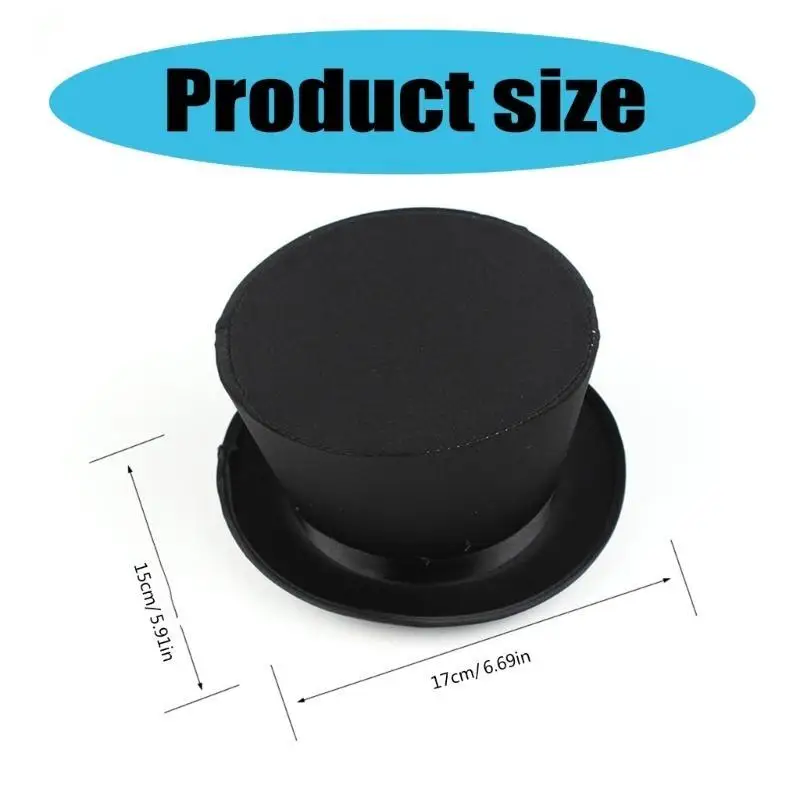 652F Elegant Magicians Hat Top Hat Headband for Unisex Fashion Accessory Stylish Lady Panama Hat Detail