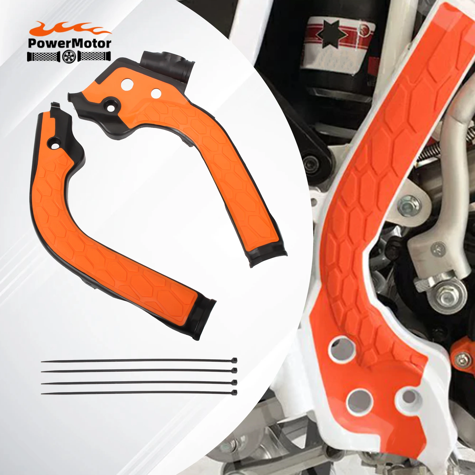 

For KTM EXC EXCF SX SXF Motorcycle Frame Guard Protection Cover For HUSQVARNA TE FC FE TX TC FC250 FC350 FC450 125-501 Enduro