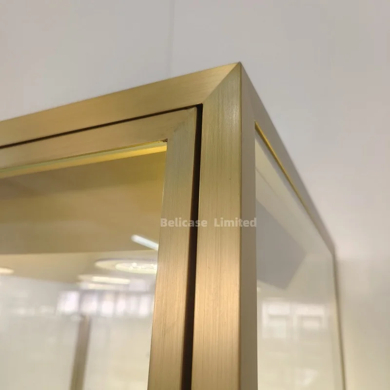 Benutzer definierte, High-End-Juwelier geschäft Möbel Glas Display Vitrine Boden stehen Schmuck Display für Juwelier geschäft Display