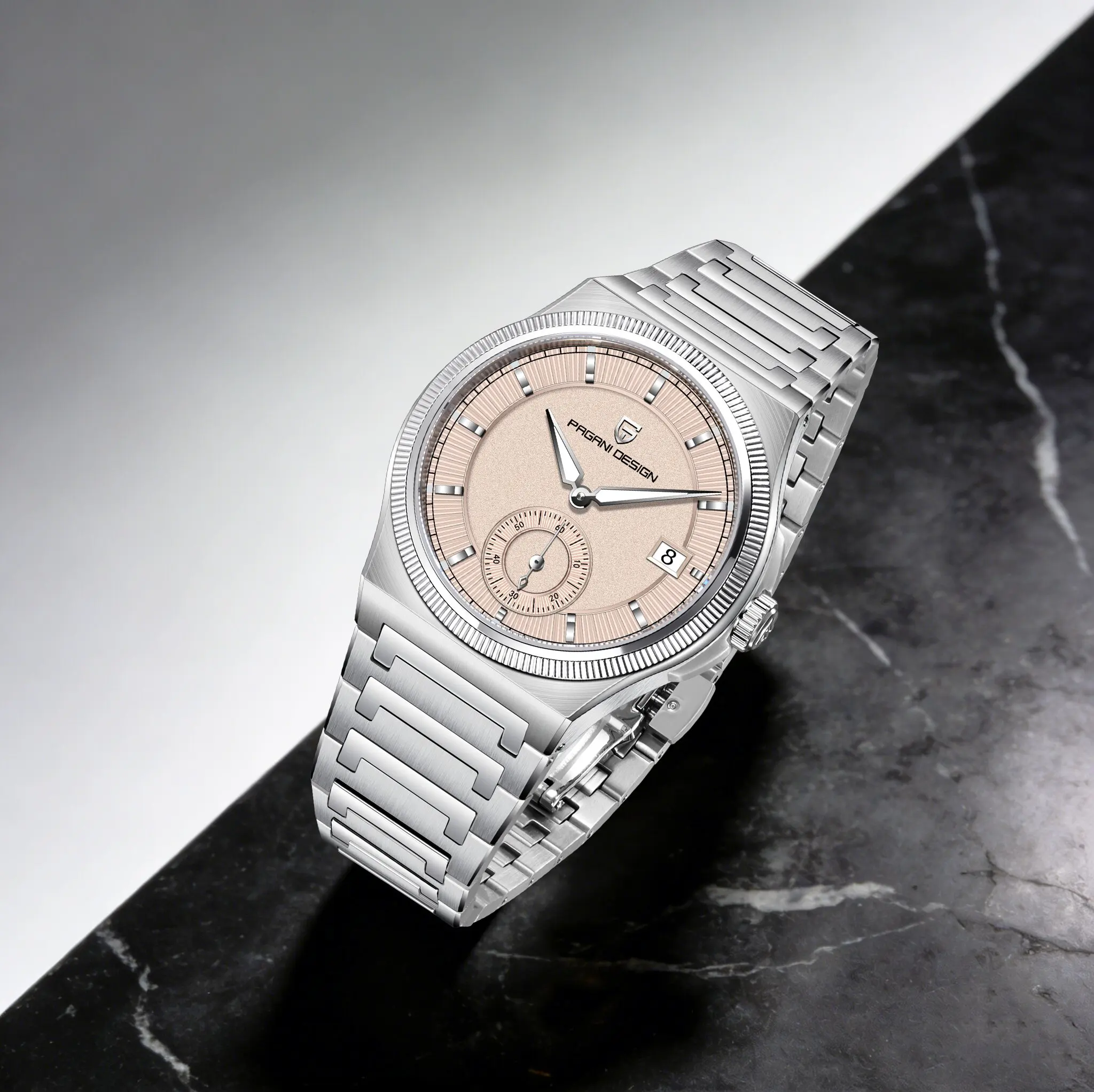 

PAGANI DESIGN Rare & Limited Men Mechanical Watch To Luxury Style Stainless Steel Sapphire Glass Luminous Diving Calendar Clock