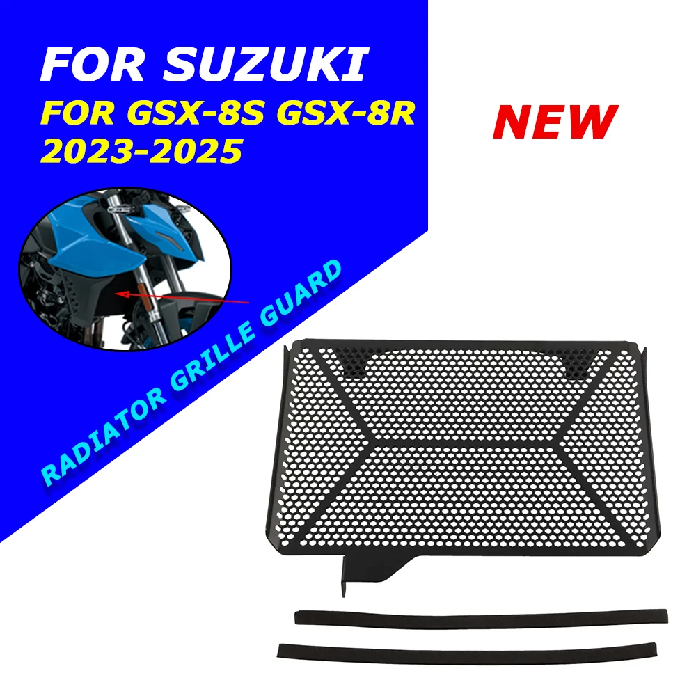 Radiator Guard Grill Cover Protector FOR SUZUKI GSX-8S GSX-8R GSX8S GSX8R GSX-8 S GSX8 R 2023 2024 Grille Motorcycle Accessories