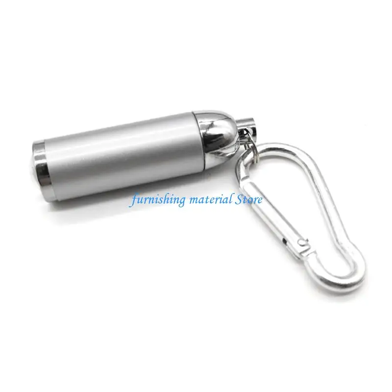 Y5GD Outdoor LED Flashlight Torch Carabiner Keychain Small LED Torches Light