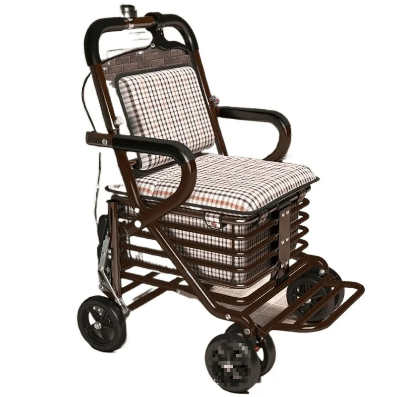 

The elderly scooter, hand push chair