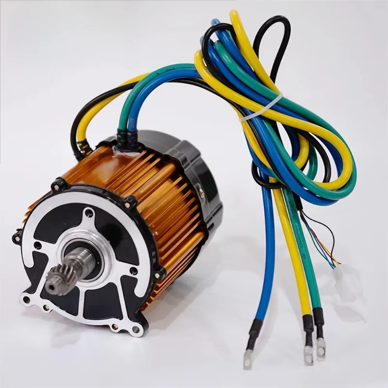 48V brushless DC motor high torque permanent magnet brushless commutation waterproof