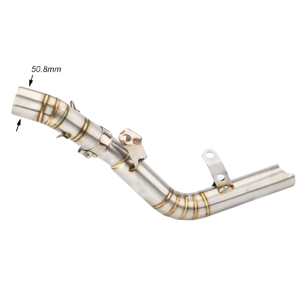 

For Suzuki GSXR 750 L1-L9 2011-2019 XR 600 L1-L9 2011-2019 750 600 11-19 Escape Motorcycle Exhaust Middle tail Link Pipe Slip-On