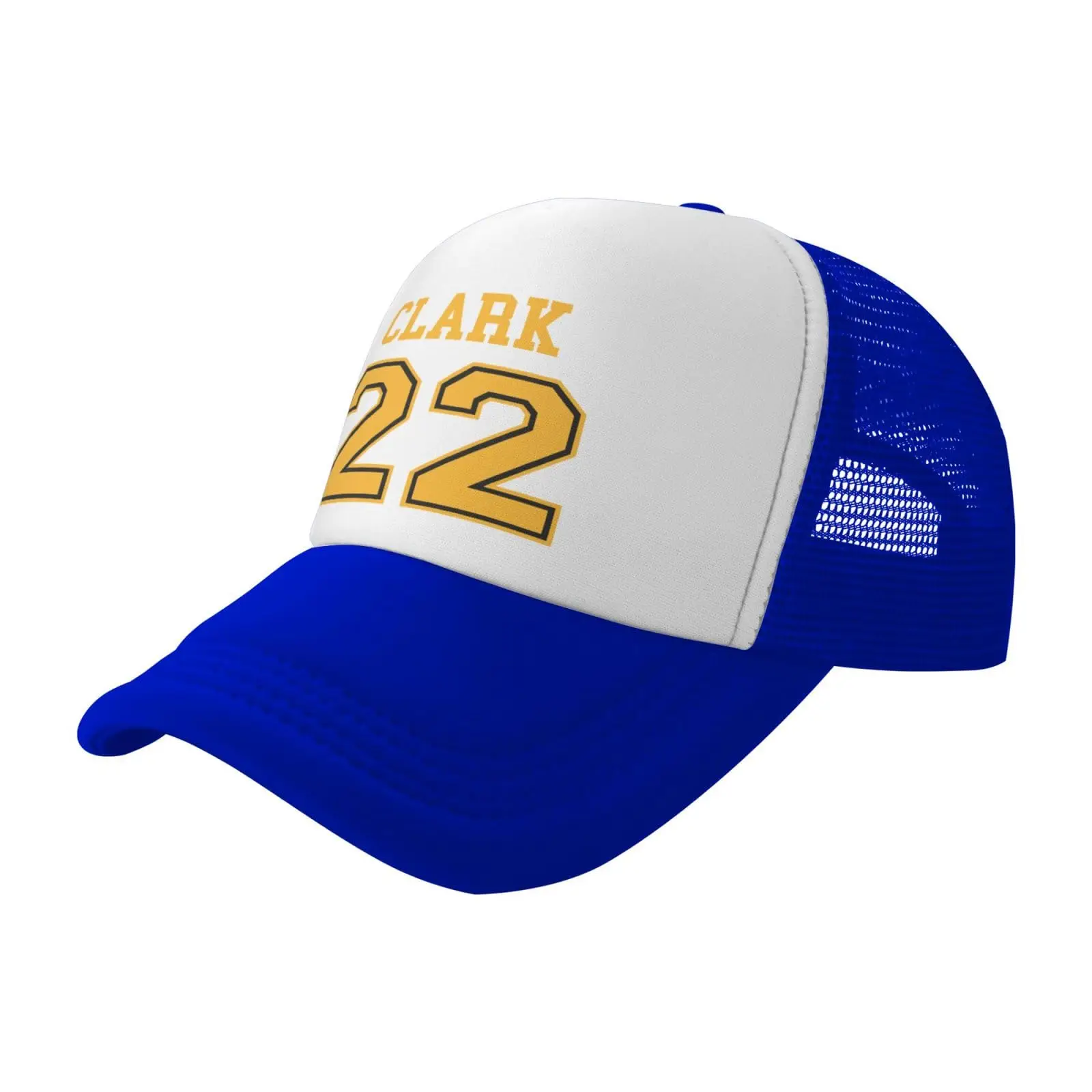 Clark-Basketball Fans 22 Baseball Cap Mesh Trucker Hat Dad Hat Blue Casquette