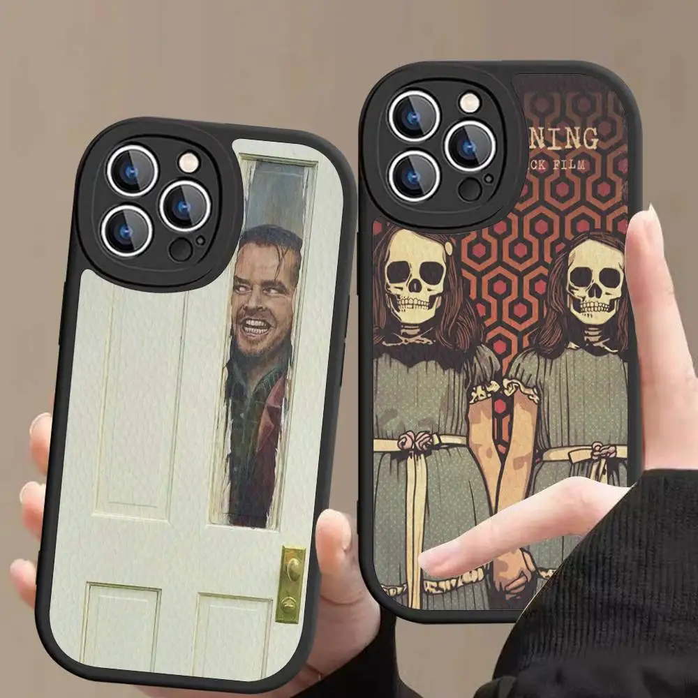 

Horror Movie The Shining Phone Case For IPhone 16 15 14 13 12 11 Pro Max Plus Leather Shockproof Cover