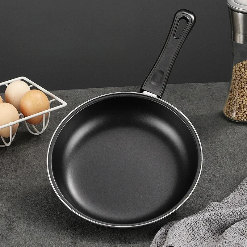 3Pcs/set Frying Pan Non-stick Skillet Steak Flat Cooking Pan Iron Pancake Egg Fryer Cast Iron Kitchen Cooking Tools 20/25/30cm