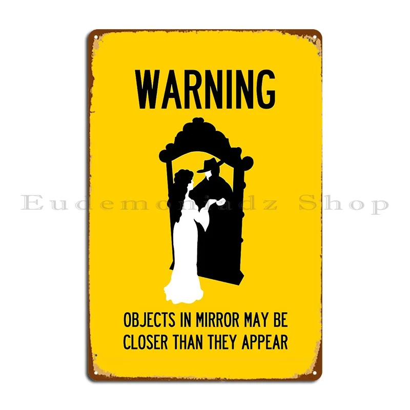 A Note Of Concern Regarding Mirrors Metal Plaque Poster Create Iron Wall Decor Kitchen Create Tin Sign Poster