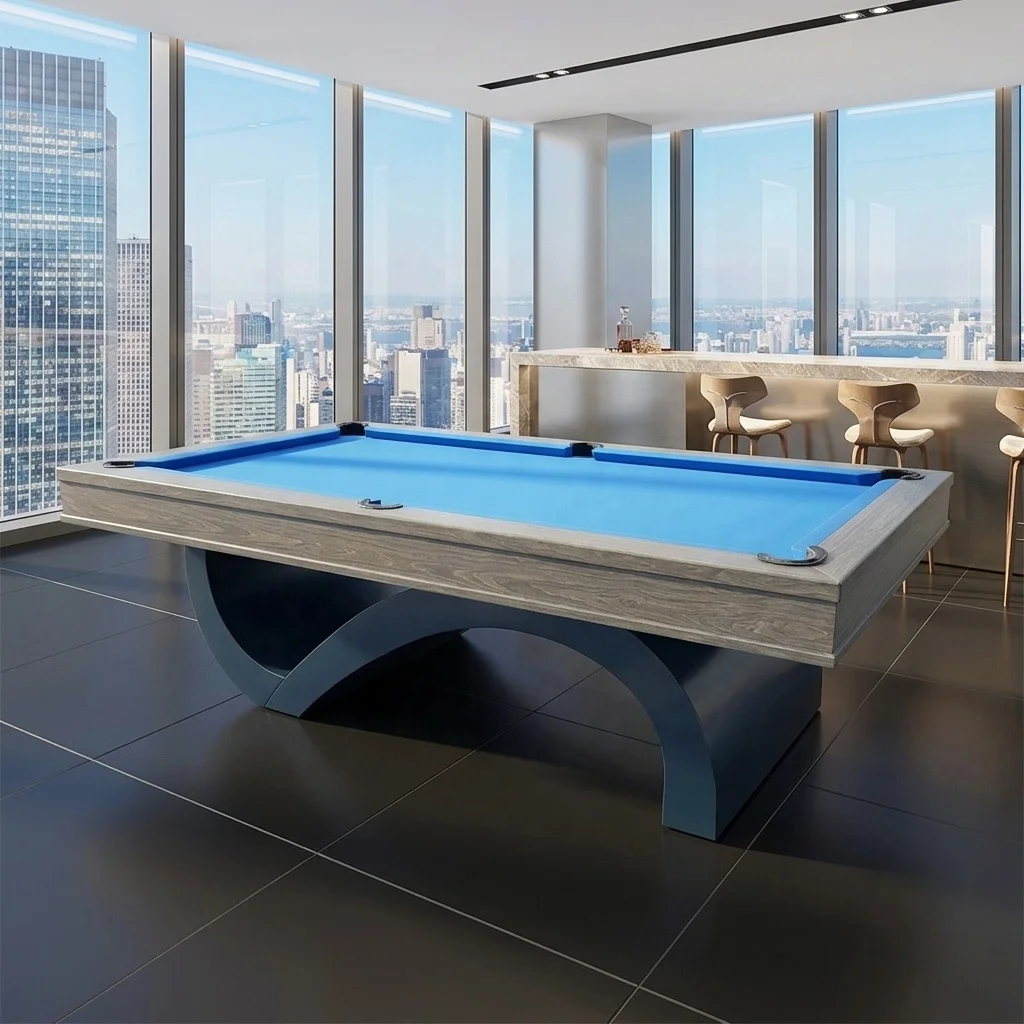 Patented Unique Design Luxury Pool Table Custom Modern Billiard Table for Game Room Hotel Commercial Use
