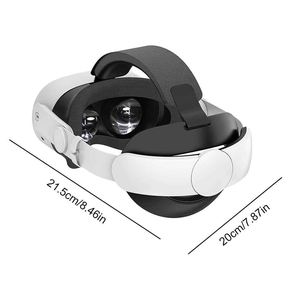 Correa para la cabeza ajustable Soporte mejorado y banda para la cabeza cómoda Reduce la presión Diadema para Meta Quest 3S para Meta Quest 3