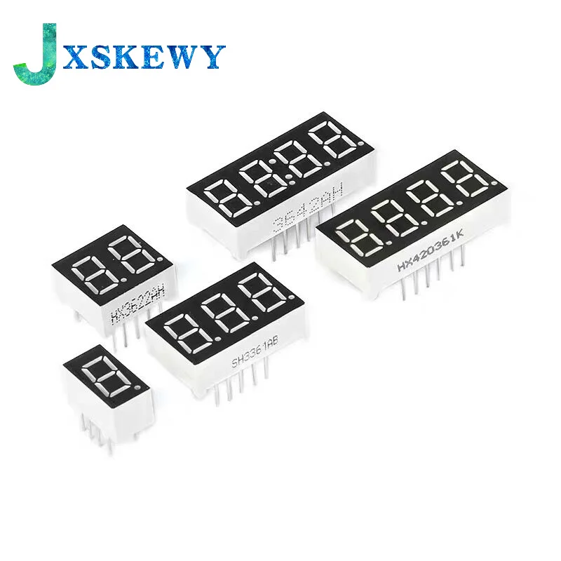 5pcs LED-Anzeige Ziffer Rohr 7 Segment 0,28 Zoll rot 1 Bit 2 Bit 3 Bit 4 Bit gemeinsame Kathode Anode LED 7 Segment