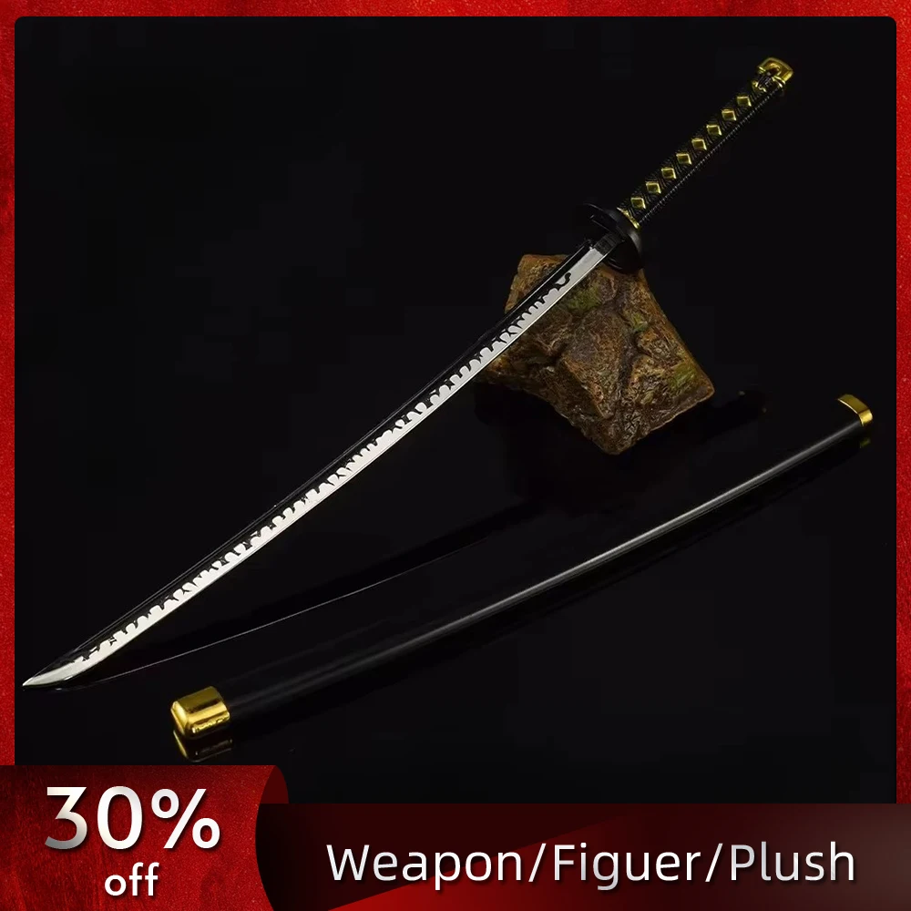 

25cm/9.84in Training Sword Rurouni Kenshin Film Peripherals Katana Cosplay Metal Samurai Weapon Model Holiday Gift Outdoor Toys