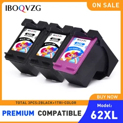 Substituição do cartucho de tinta iboqvzg 62xl para hp 62 xl para hp62 officejet 5740 5741 5742 5743 5745 200 250 5744 5746 impressoras