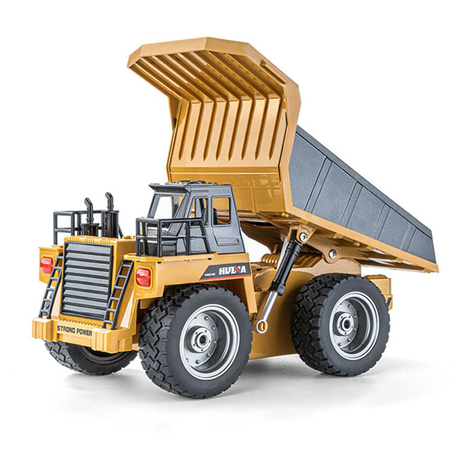 

HUINA 1/18 Scale 1533 Assembled Dumper Truck RC Remote Control Tipper Vehicle 2.4G Mining Car Outdoor Model Toys
