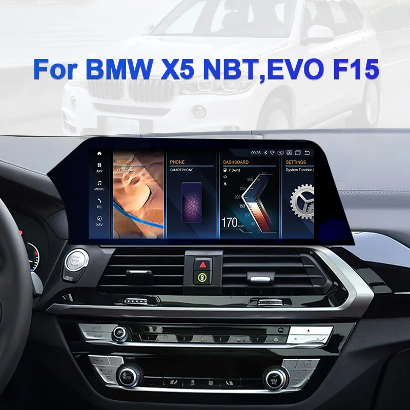 

Android 12 Car Carplay For BMW X5 X6 E70 E71 E72 F15 F85 2014-2020 NBT EVO System Auto radio GPS Navigation