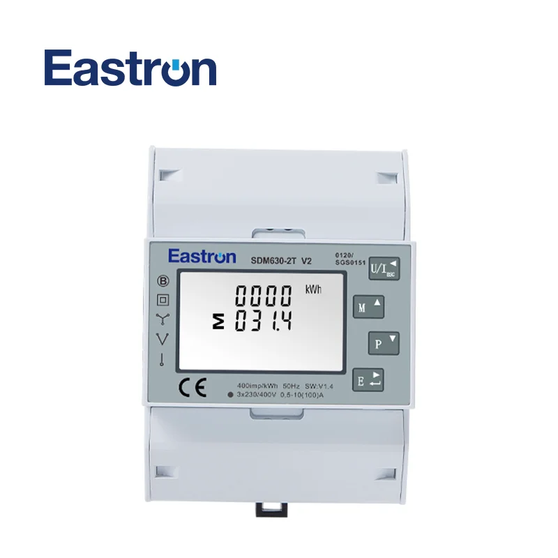 

SDM630-2T MID,Multi-function Power Analyser, 1p2w 3p3w 3p4w, Modbus/Pulse Output RS485, PV Solar System Available