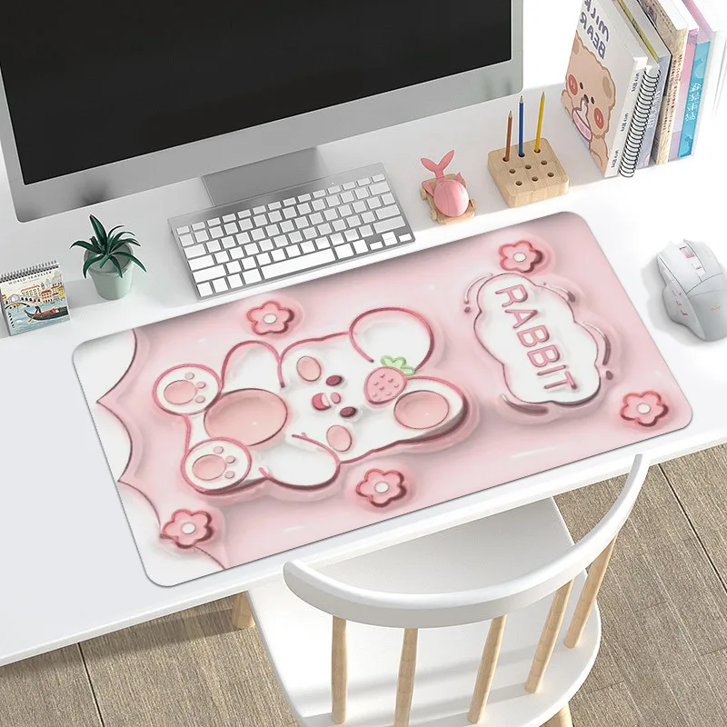 kawaii Mouse Pad 3D Gamer Mouse Mats Large Mousepad XXL GamingMat PC Mouse Carpet Computer Keyboard Pad Table Deskpad Mause Pads