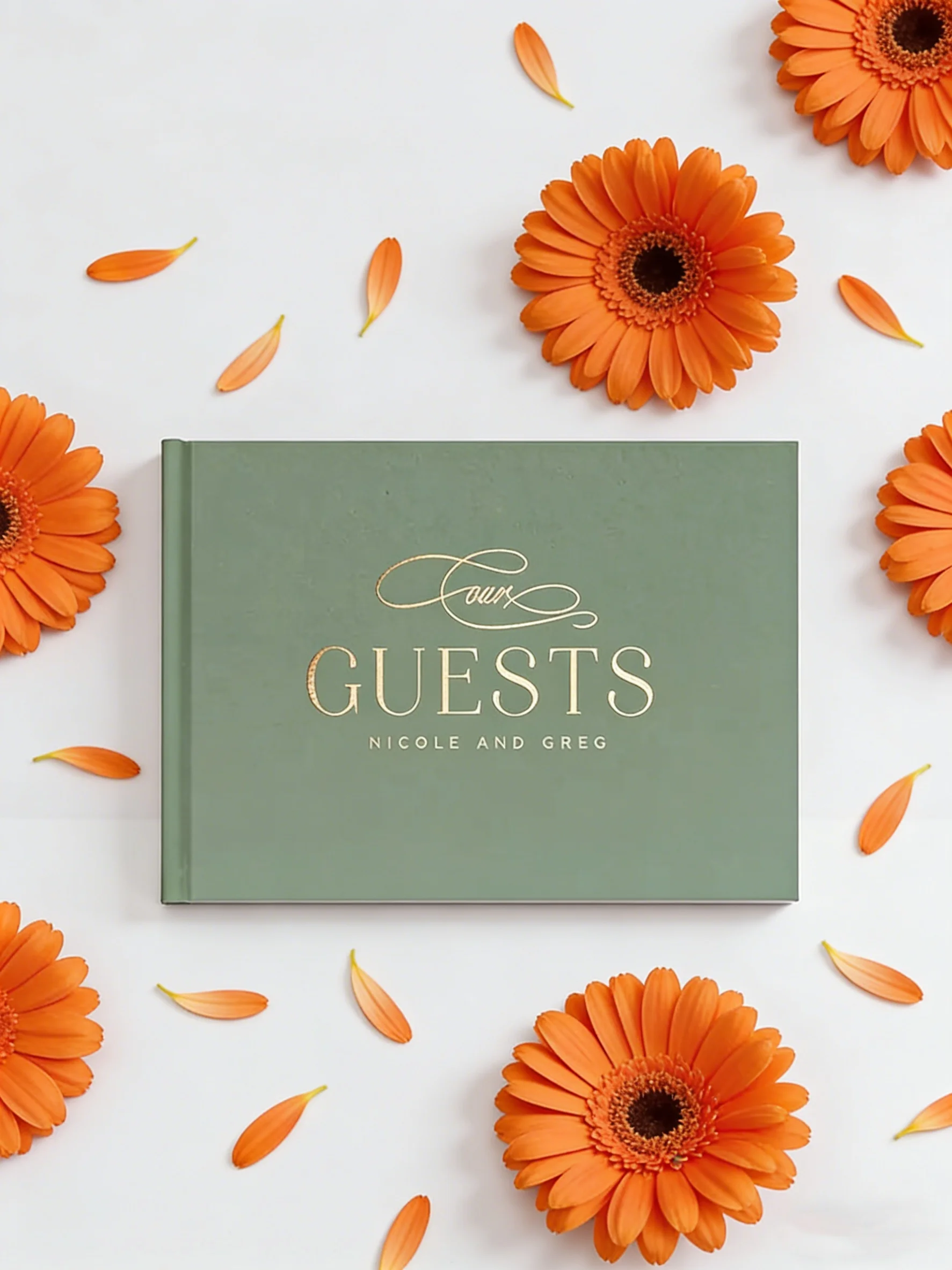 

Персонализированная книга для гостей на свадьбу: Элегантный альбом для подписей и фотографий, памятный сувенир для свадебной церемонии и приема.