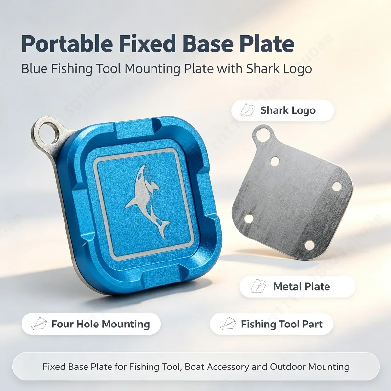 Magnetic Aluminum Fishing Hook Storage Rack, Waterproof Soft Bait & Fly Hook Holder, Multi-function Lure Accessory For Fishing