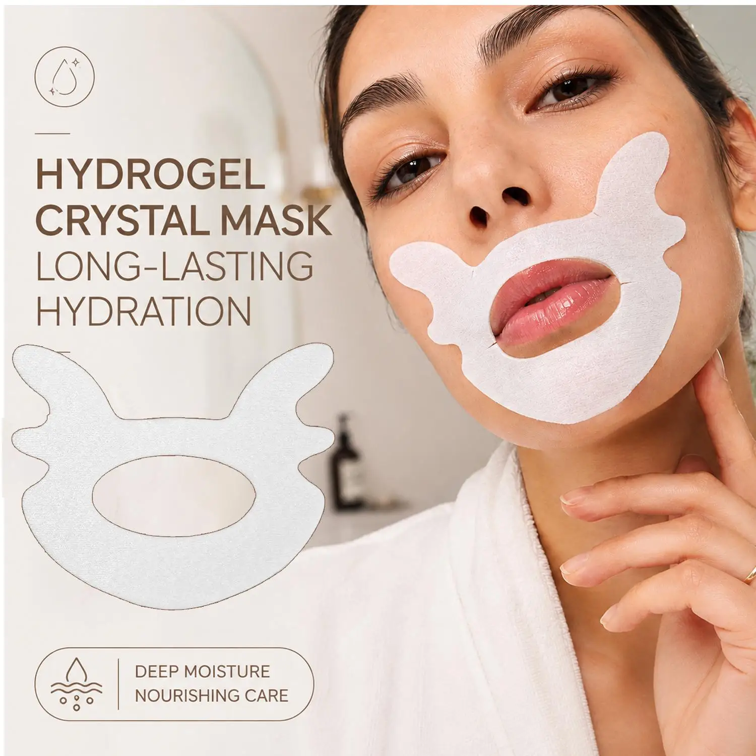 Nasolabial Folds Mask Patch Contain Collagen Hyaluronic Acid Firming Skin Fade Fine Lines Moisturizing Anti Wrinkle Facial Mask