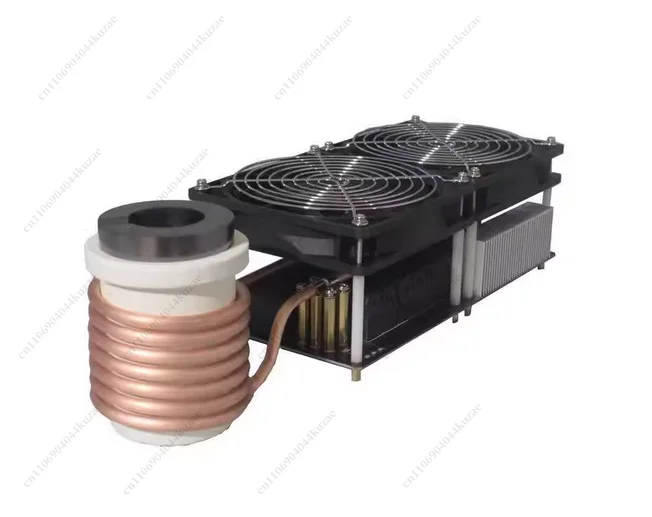 3KW 6-Tube ZVS Induction Heating Machine - Non-Tapping Gold Melting Furnace & Quenching Accessory