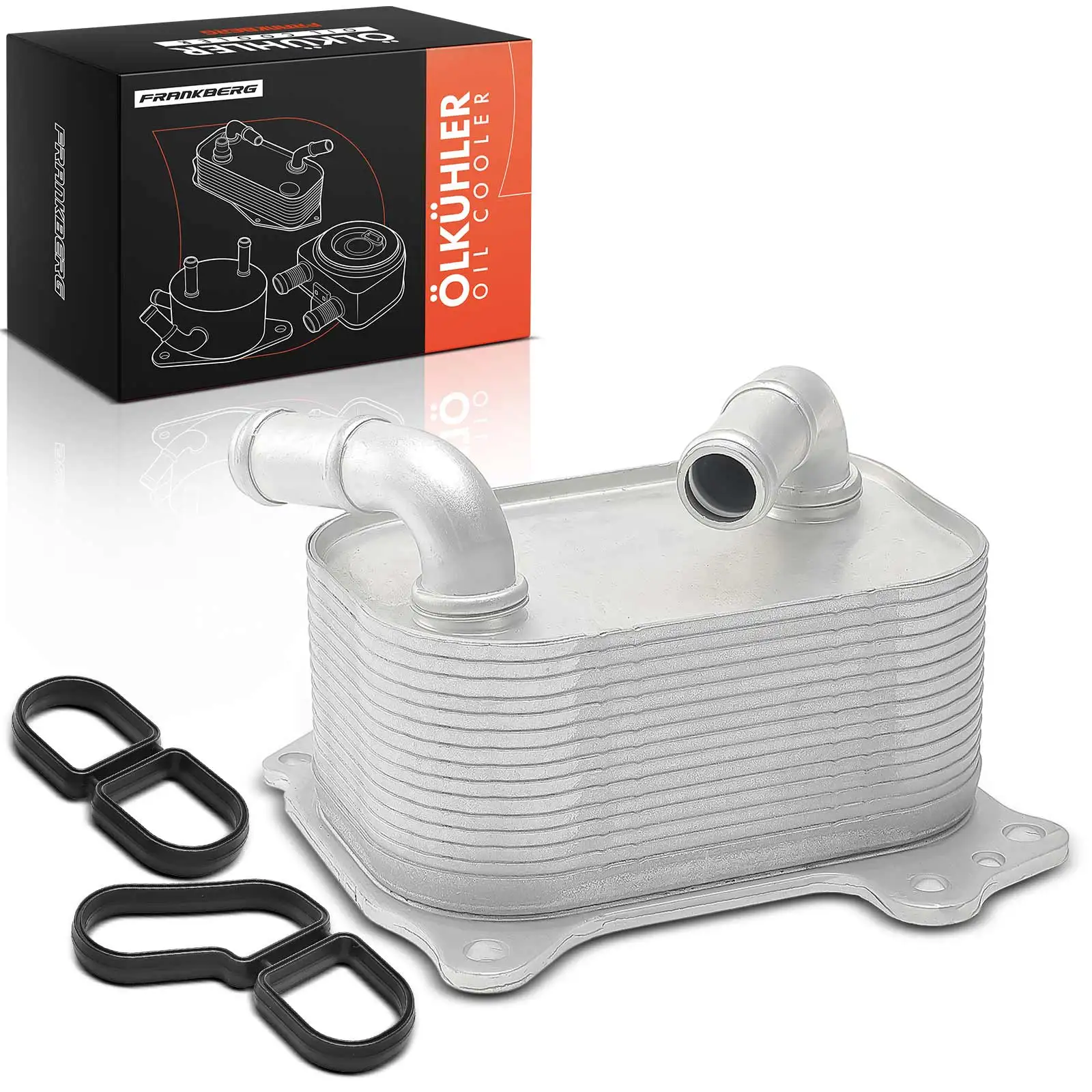 Frankberg 1x Oliekoeler motorolie voor VW Golf Passat Audi Q2 Seat Leon Skoda Octavia IV Superb 3 05L117021C