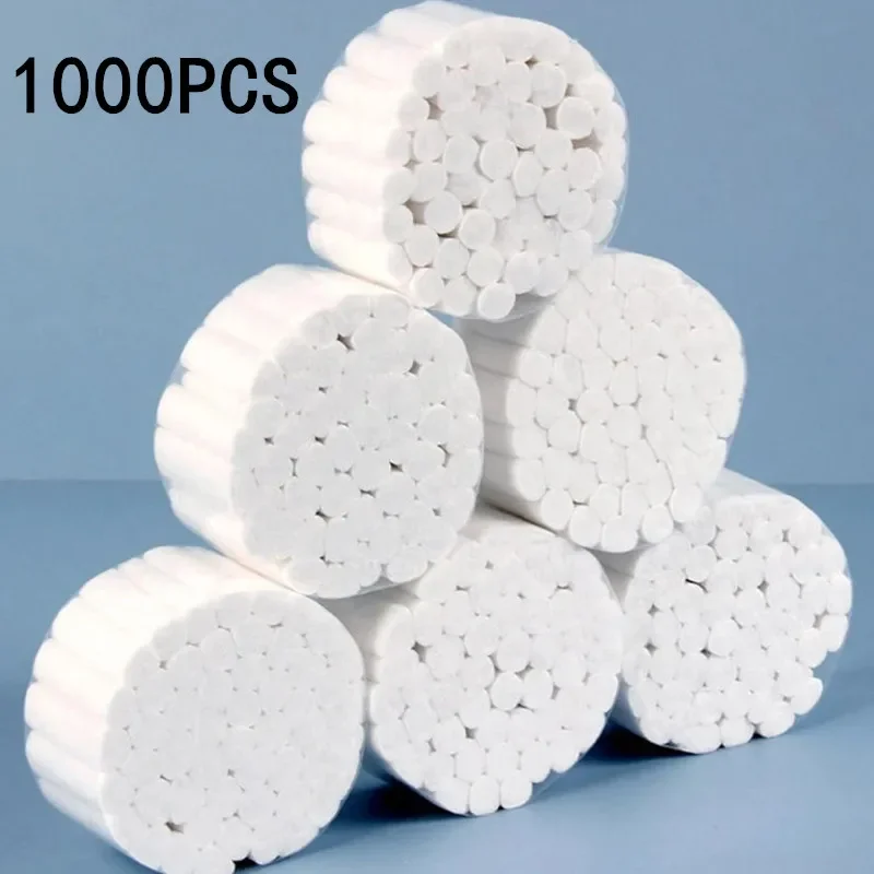 1000PCS Disposable Lip Tattoo Skin Stretching Swabs Cotton Stick Semi-Permanent Makeup Lip Tattoo Coloring Accessories