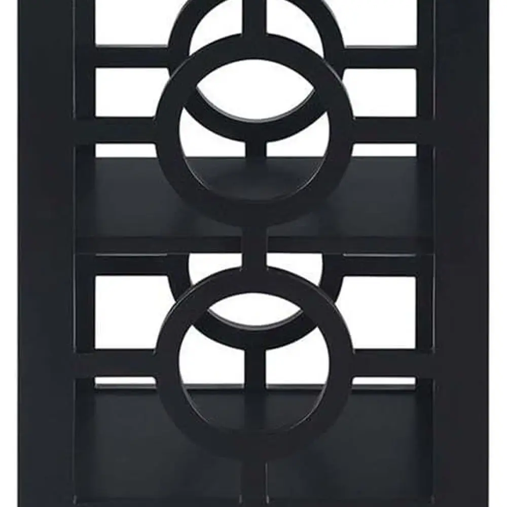 Meja Samping Bundar Hitam