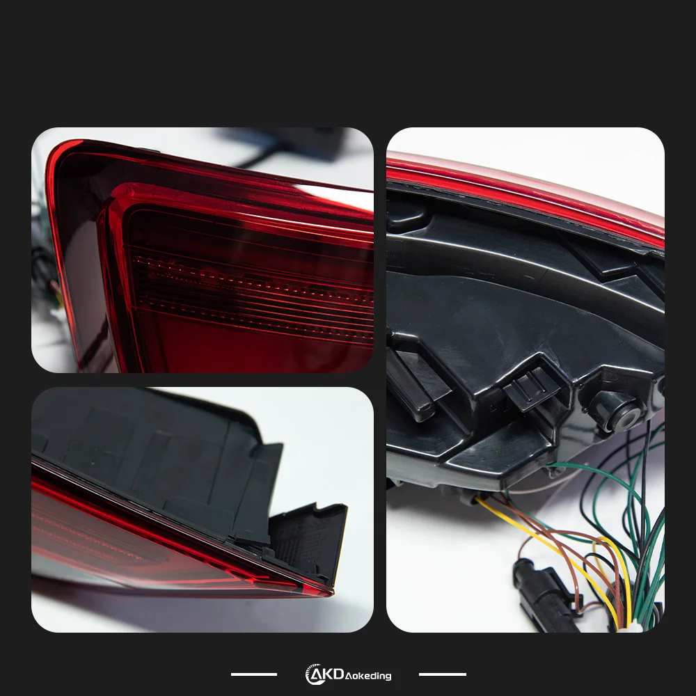 AKD Car Styling for Audi A3 Tail Lights 2013-2019 A3 LED Tail Lamp LED DRL Dynamic Signal Brake Reverse Automotive Accessories