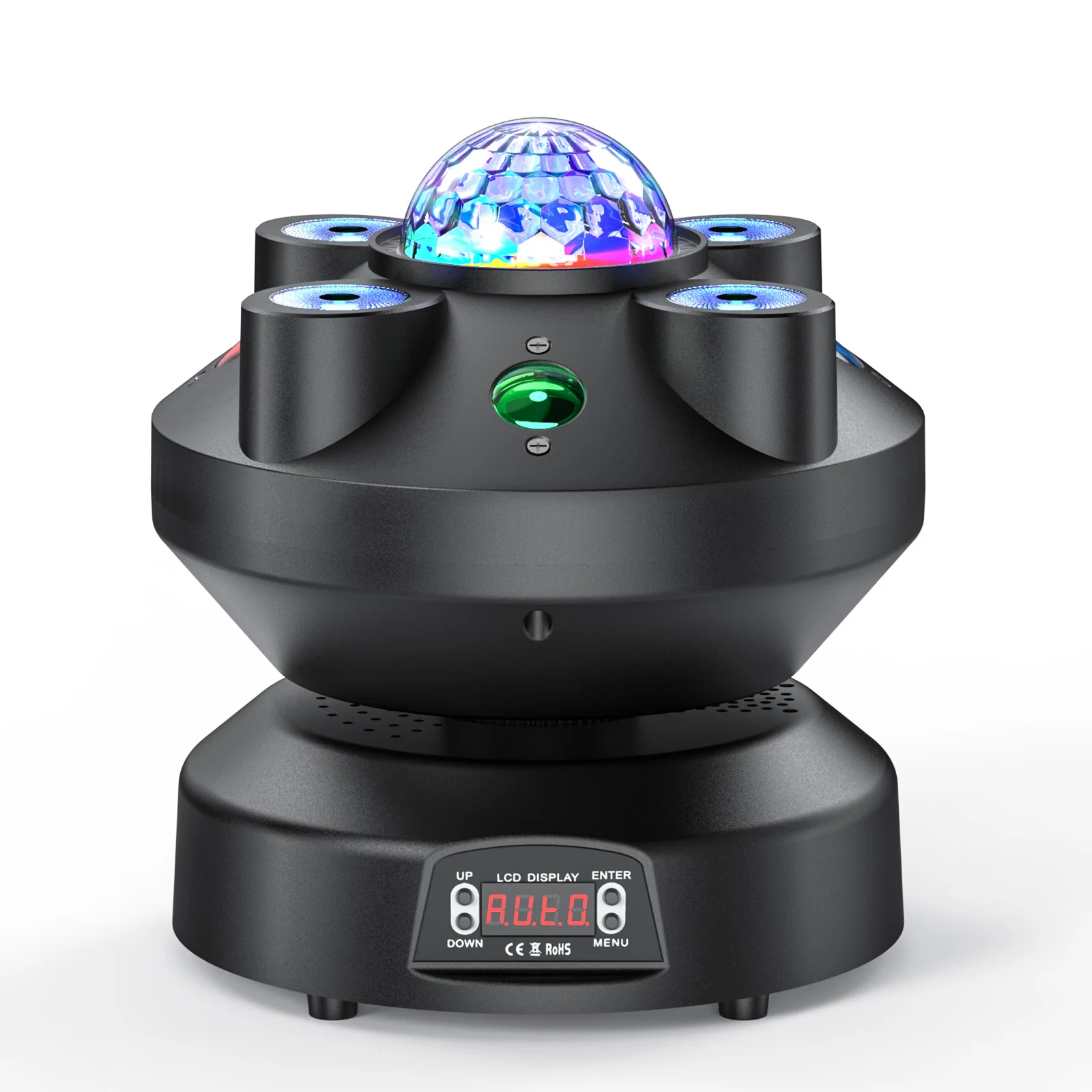 

U'King 70W Magic Ball Disco Light Party Light 4in1 LED RGBW Beam Moving Head Light DMX512 Effect Pattern Strobe Stage Light