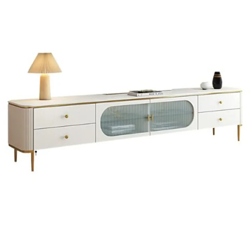 

Шкаф-витрина Ретро Стол для телевизора Мобильная подставка Современная скамейка Стол Lowboard ТВ Развлекательный центр Гостиная Мебель для дома