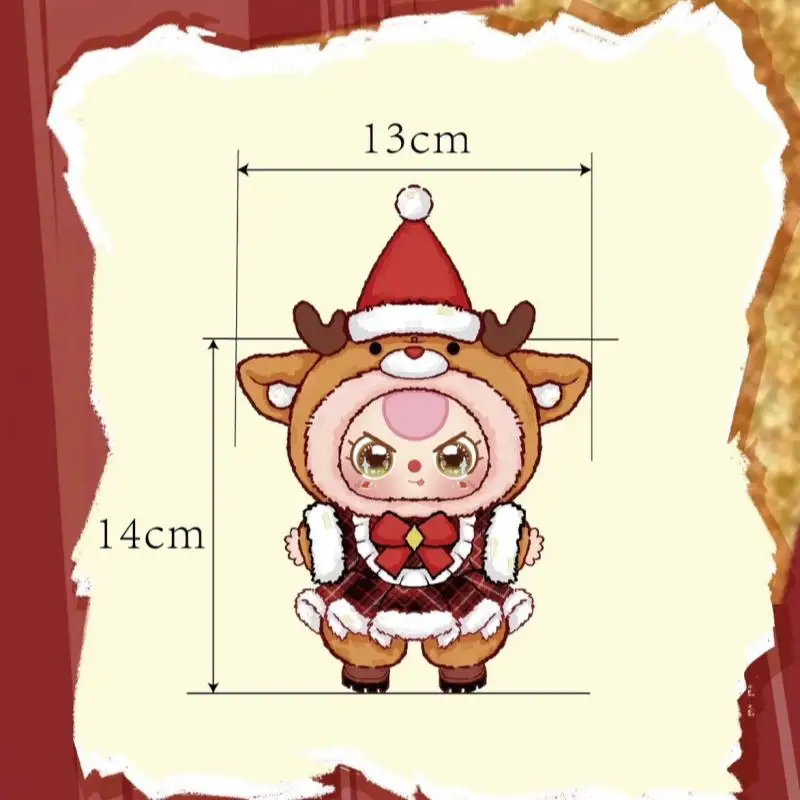 Genuine Baby Three Christmas Series Vinyl Plush Blind Box Mystery Christmas gift Trendy Kawaii Doll toys decorative ornaments view 6