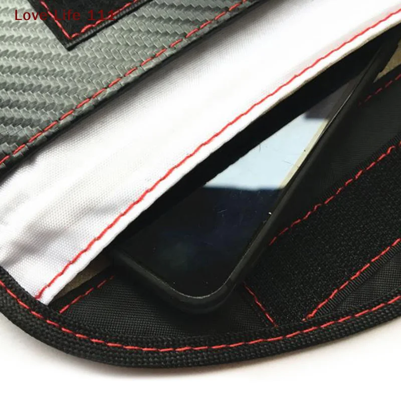 New 1pcs Signal Blocking Bag Faraday Bag Cage Pouch Wallet Phone Case Key Bag