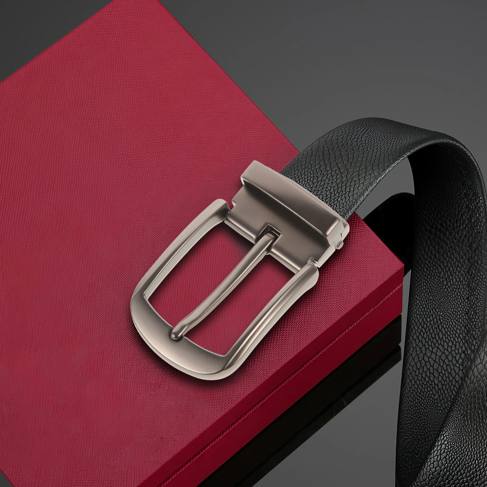 Fibbia per cintura in metallo in lega per uomo Fibbia in vita di ricambio durevole retrò adatta per jeans, occasioni, accessori per abiti da uomo
