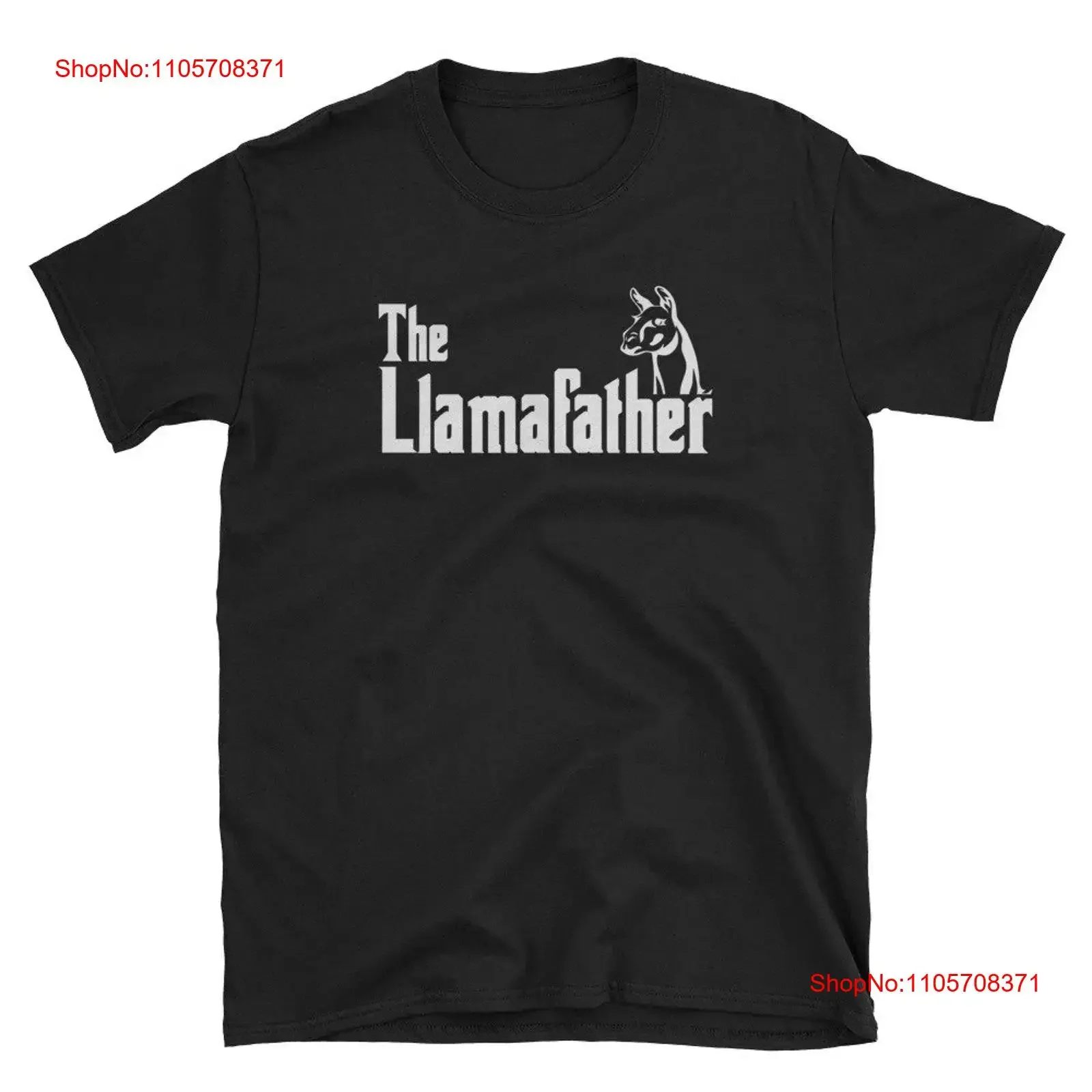 The Llamafather T Shirt Funny Llama Fathers Day for Dad s Women vintage Washed Stretched Top For Everyday Wear Slightly