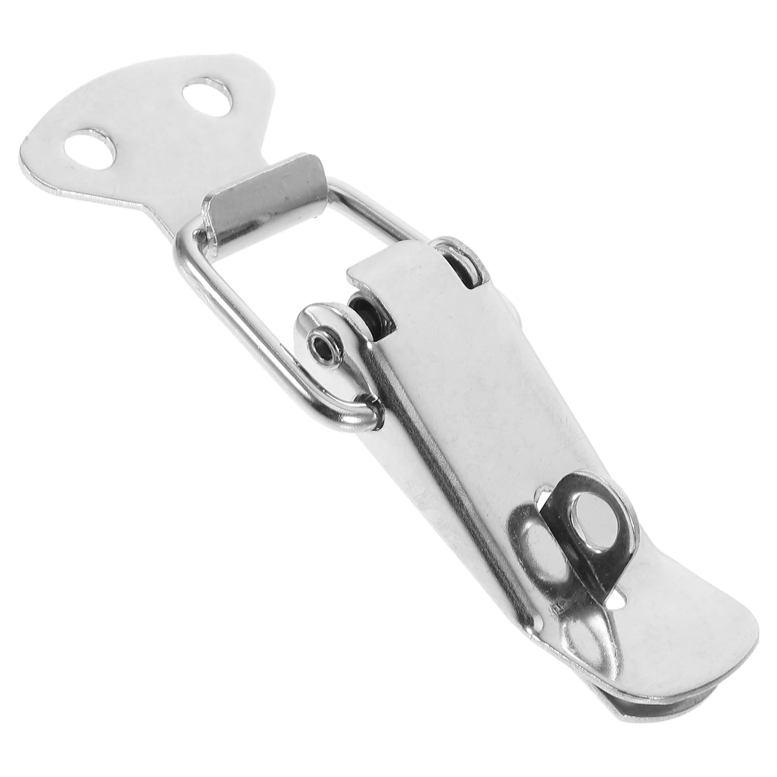 

Spring Loaded Toggle Latch Stainless Steel 9.2cm Locking Hasps for Cabinet Toolbox Chest Trunk Heavy Duty Fasteners