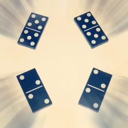 Dizzy Dominoes Magic Tricks Hopping Domino Point Change Close Up Stage Illusions Gimmicks Mentalism Props Magician Classic Toys