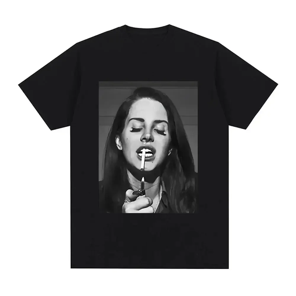 Singer Lana Del Rey Print T Shirt Women Fashion Hip Hop Men\'s Tshirts Streetwear Harajuku Short Sleeve T-Shirt Unisex Summer Tee