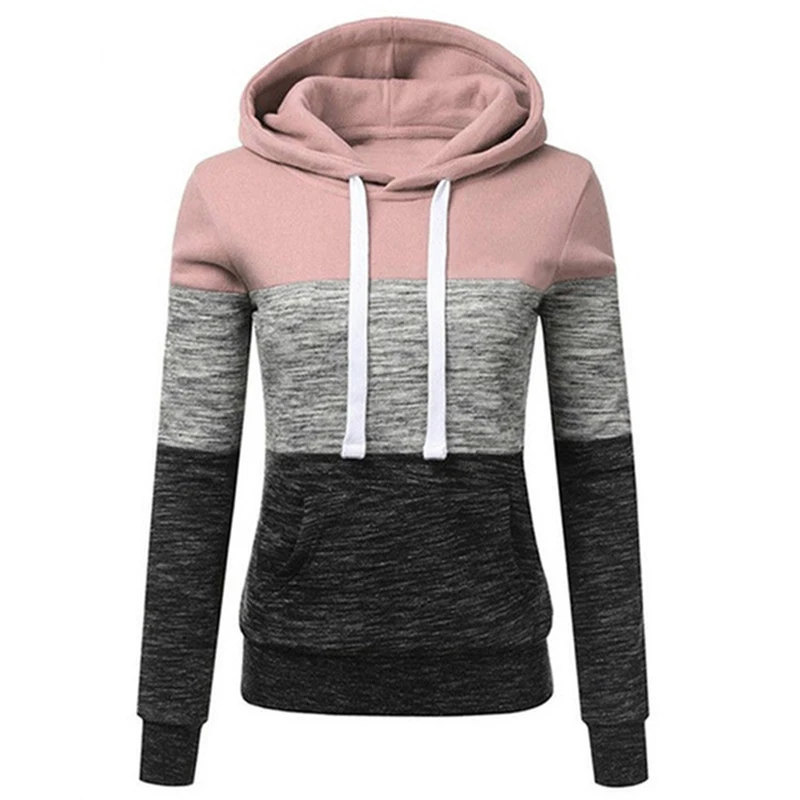 Women\'s Tricolor Sweatshirt Pullovers Woman Clothing Graphic Sweatshirts New Hoodies and Sweatshirts Hooded Shirt Hoody Clothes