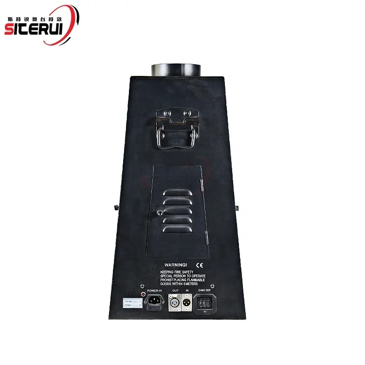 SITERUI 350W Square Frustum Shape LED Fire Machine DMX 512 Control Flame Effect Equipment For Stage Theater Theme Park Bars Show