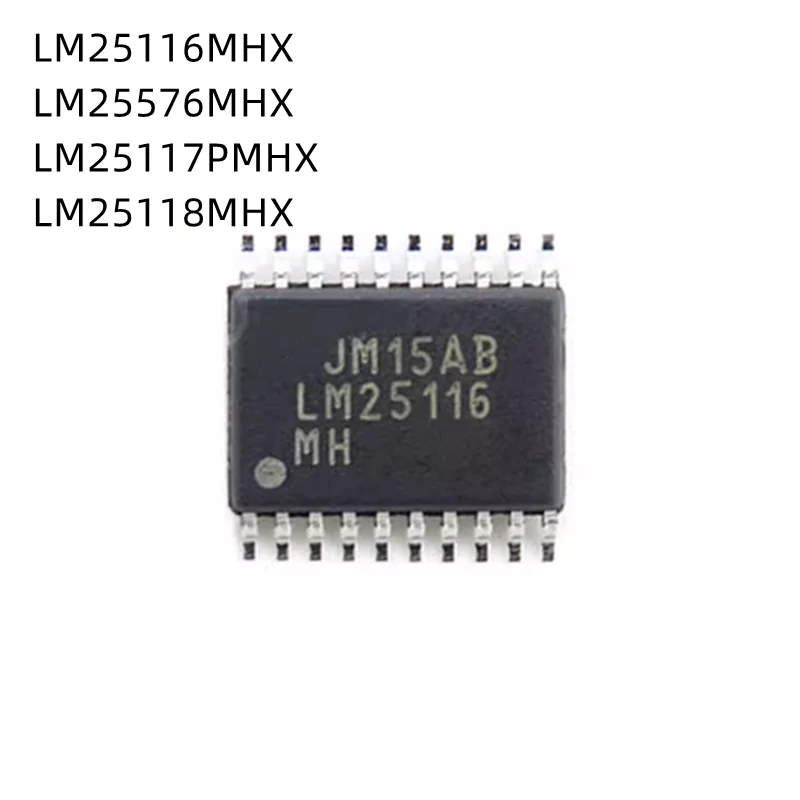 10Pcs/Lot LM25116MH LM25576MH LM25117PMH LM25118MH LM25116MHX LM25576MHX LM25117PMHX LM25118MHX HTSSOP-20 New Original chip