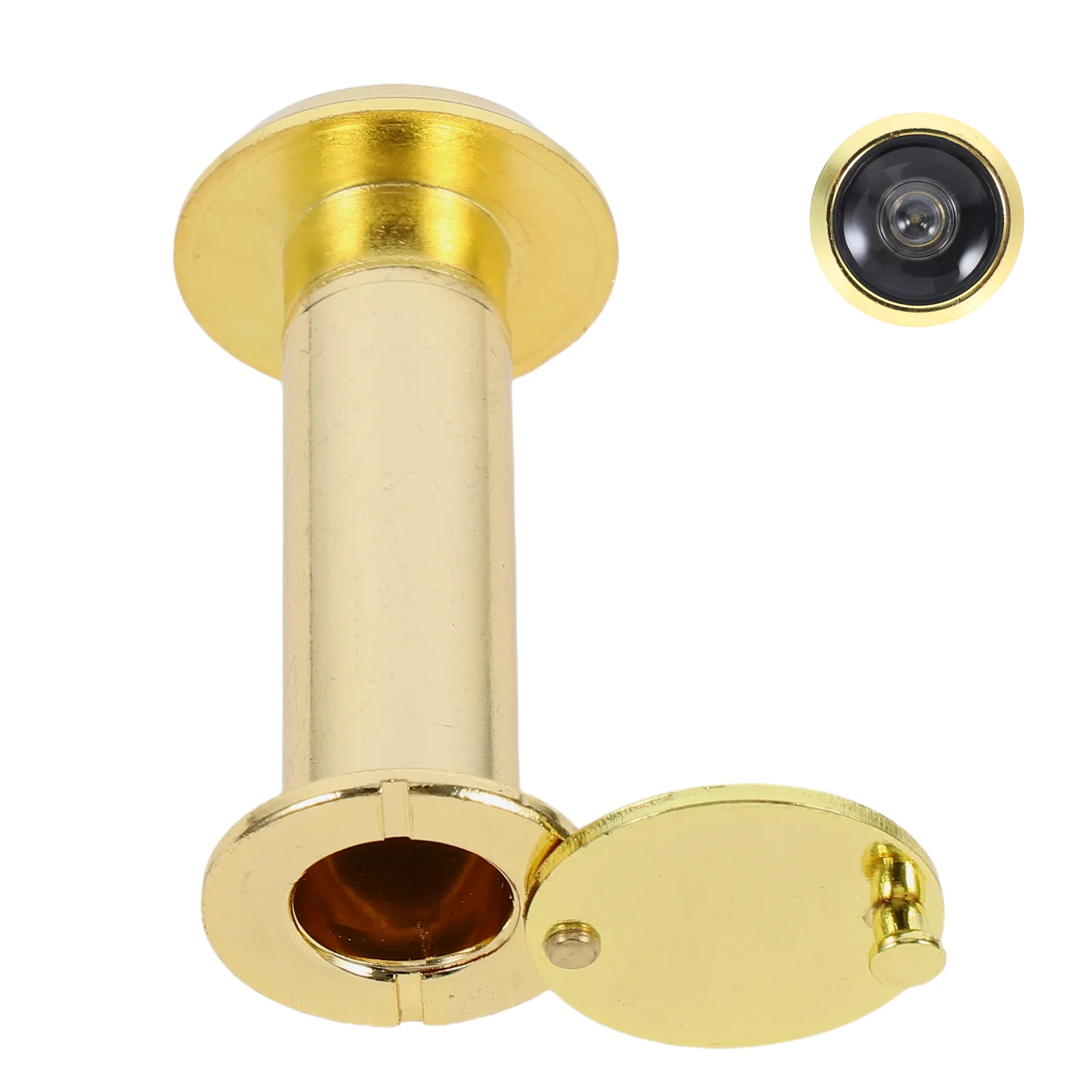 

Дверной глазок, электронная золотая конфиденциальная крышка для узких панельных дверей