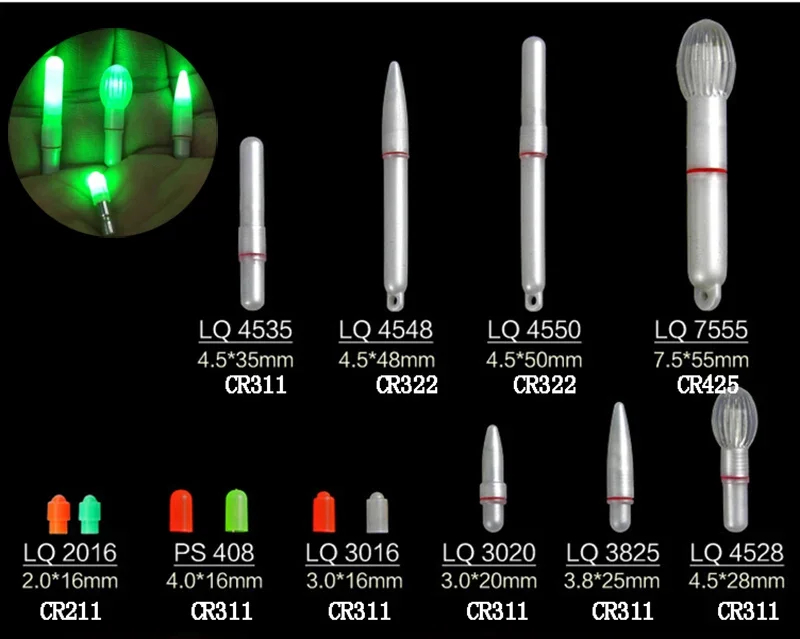 2 Stuks Elektronisch Licht Stok Nacht Visvlotter Hengel Licht Waterdichte Vis Verzamelen Gloeilamp Lichten Lichtgevende Stokken J066