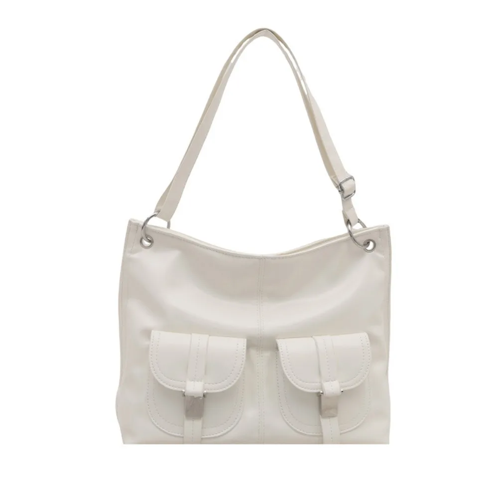 

Minority Design Fashionable Tote Bag Multi-Pouch PU Underarm Bag Vintage Large Capacity Shoulder Bag Women